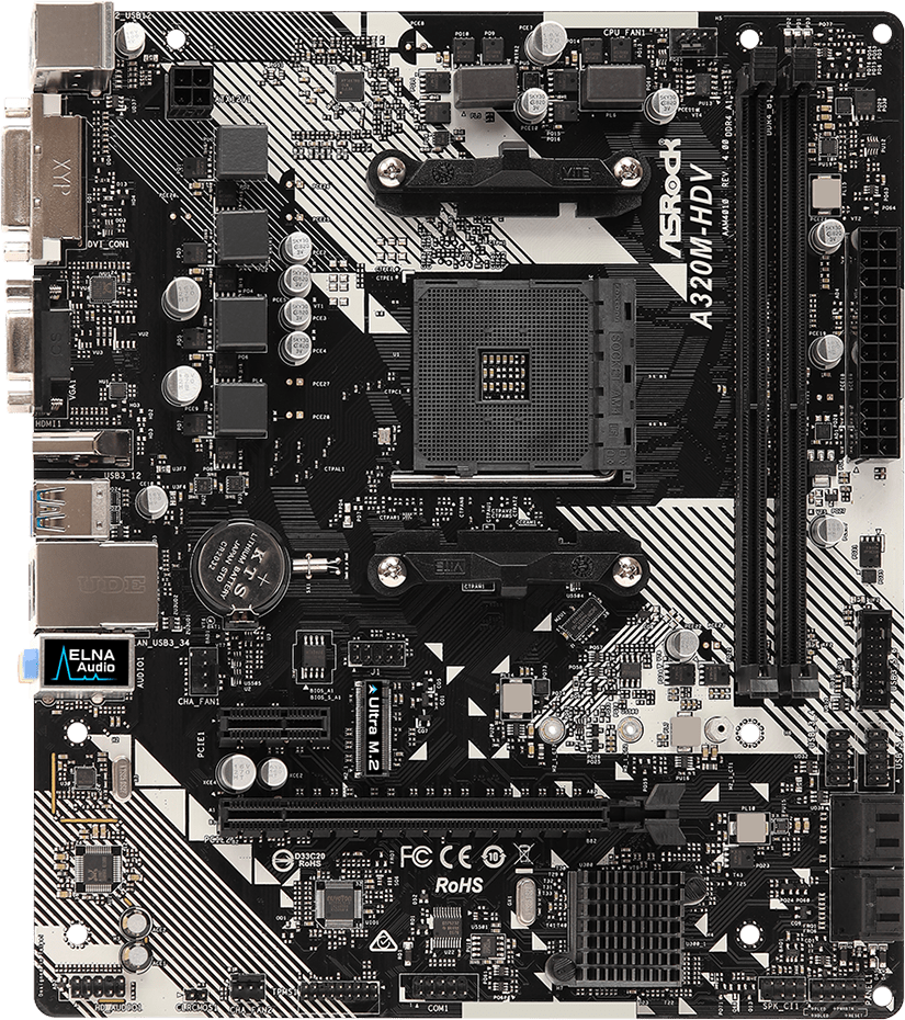 Обновить драйвера материнской платы asrock a320m hdv